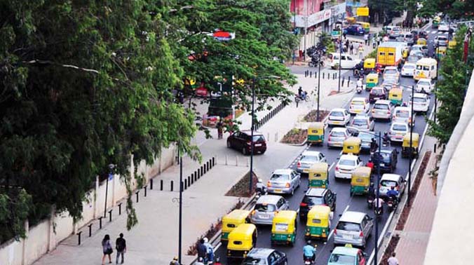 Only 58 per cent of footpaths in Bengaluru city are pedestrian-friendly and only nine per cent of intersections have pedestrian crossings Only 58 per cent of footpaths in Bengaluru city are pedestrian-friendly and only nine per cent of intersections have pedestrian crossings